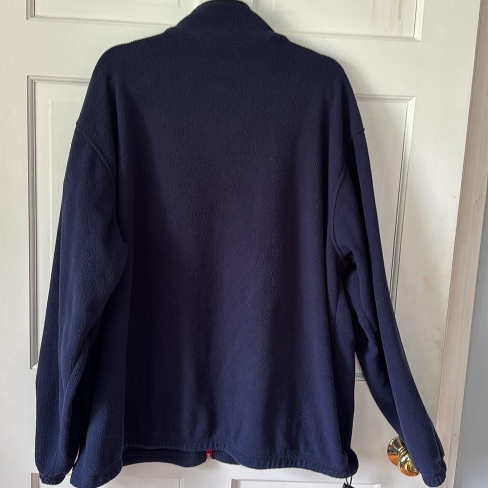 Patriots Full Zip Fleece Jacket. 2XL.  Preloved - Picture 5 of 7